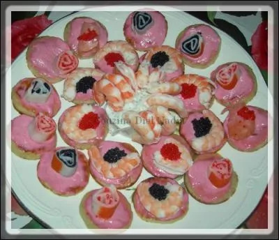 Mes petits canapés sont réussis ! Avec quoi les ai-je faits ?