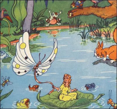 Qu'il est beau ce conte ! Vous l'avez lu dans votre enfance ! Elle est née dans une fleur, mais laquelle ?