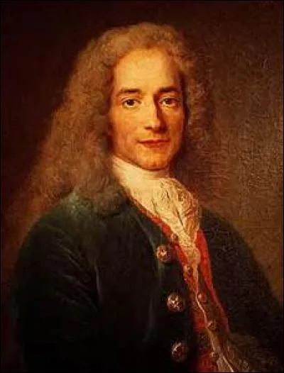 Voltaire était un philosophe des Lumières.