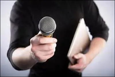 A la télé, vous voyez une journaliste qui perd totalement ses moyens...