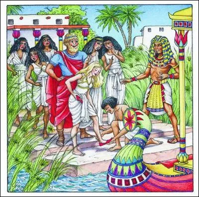 Le pharaon Mérenré II tomba amoureux de cette sublime servante ; son histoire est l'origine du conte de Cendrillon. Qui est-elle ?