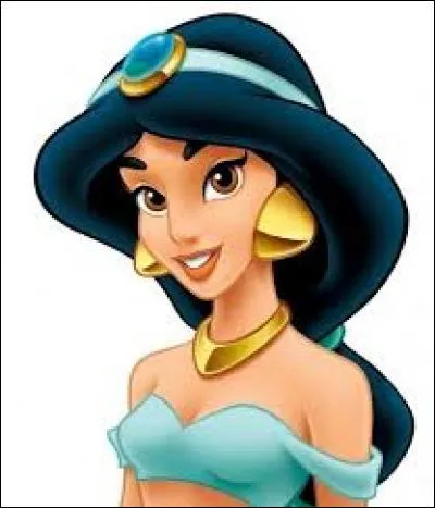 Dans Aladdin, sur quoi vole Jasmine ?