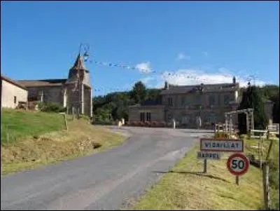 Commune limousine de l'arrondissement de Guéret, Vidaillat se situe dans le département ...