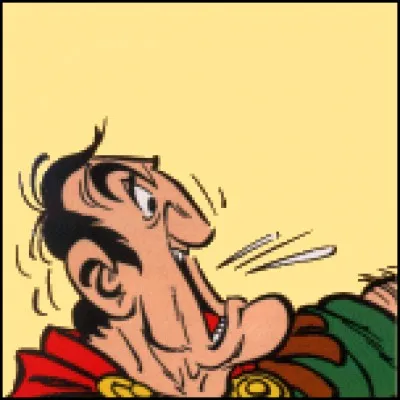 De quelle nationalité est Caius Aérobus que l'on voit ici sous les traits de Lino Ventura ?