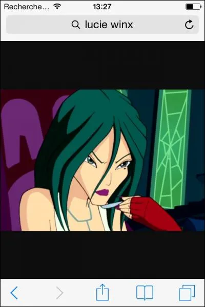 Comment s'appelle la fille aux cheveux verts qui est à la tour Nuage ?