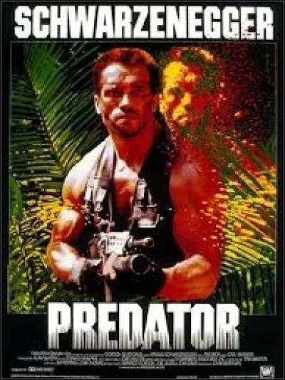 "P" comme "Predator". Retrouvez l'image où figure cette redoutable créature extraterrestre, affrontant Arnold Schwarzenegger dans le film éponyme :