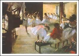 Pouvez-vous me dire qui a peint le tableau "L'École de danse" ?