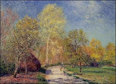 Qui a peint "Un matin de mai à Moret" ?