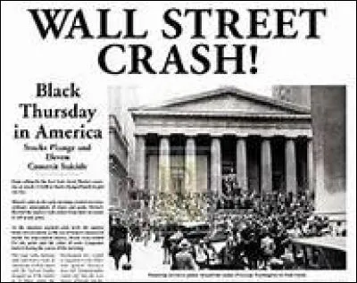 Quand le krach de Wall Street s'est-il produit ?