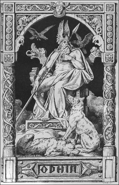 Odin a aussi des loups. Geri et :