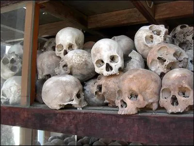Les Khmers rouges de Pol Pot massacrent la population, provoquent des famines et organisent des persécutions politiques, ethniques et religieuses, faisant 740 000 à 2 200 000 morts de 1975 à 1979. Quel pays a été frappé ?