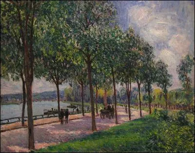 Qui a peint "Allée des Châtaigniers" ?