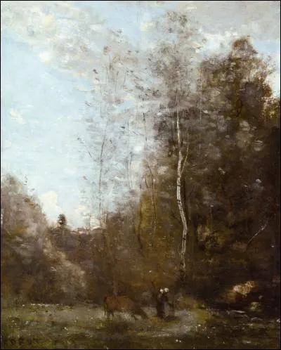 Qui a peint "Une vache passant sous un arbre de bouleau" ?