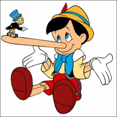 Quand le nez de Pinocchio s'allonge-t-il ?