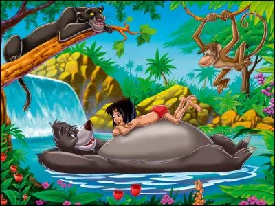 Qui a trouvé Mowgli, lorsqu'il était bébé abandonné dans un panier au fin fond de la jungle indienne ?
