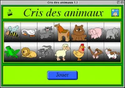 Un seul de ces animaux « blatère », lequel ?