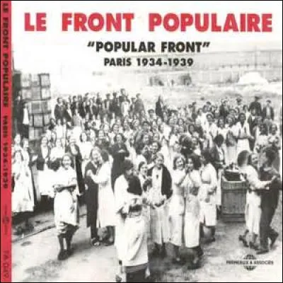 À qui attribue-t-on le nom de "Front populaire" ?