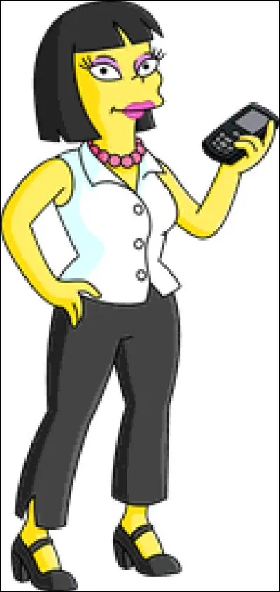 Qui est cette femme travaillant au Red Blazer Realty ?