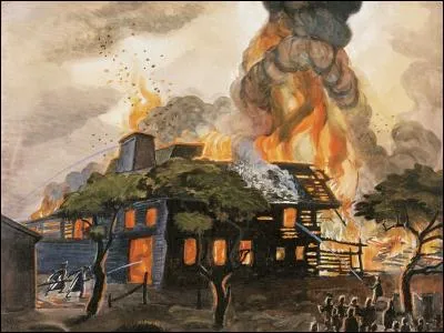 Qui a peint "Pyramide de feu" ?