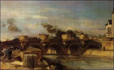 Qui a peint "Incendie sur le Pont Neuf" ?