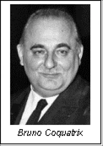 Sur la photo, l'ancien directeur de l'Olympia : Bruno Coquatrix. Mais qu'est-ce que la cocatrix (ou coquatrix) ?