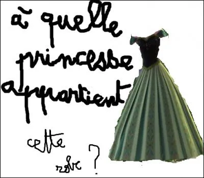 À quelle princesse appartient cette robe ?