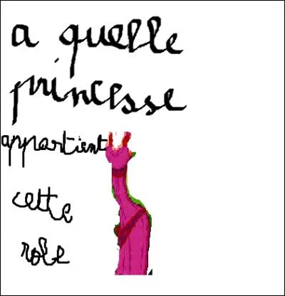 À quelle princesse appartient cette robe ?