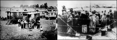 Le 16 juillet 1936 : 
Les nazis ouvrent un nouveau camp de concentration dans la banlieue de Berlin. Il est destiné à une communauté qui subira les crimes des nazis.
Quelle est cette communauté ?