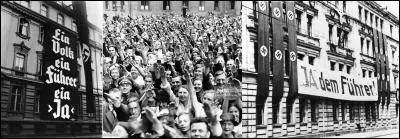 Le 19 août 1934 : 
Hitler est « Führer et chancelier du Reich ». A la mort du président de la République, Hitler décide de « réunir » les fonctions de chancelier et de président de la République. C'est la fin de la république de Weimar ! Il devient « Reichführer ».
Comment agit Hitler pour s'octroyer cette fonction ?