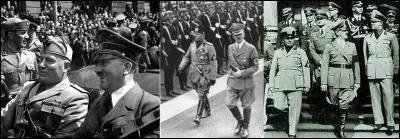 Le 25 septembre 1937 : 
Un homme politique se rend en visite en Allemagne. Hitler et sa clique feront tout pour qu'il devienne un allié. Ce but fut atteint !
Qui est cet homme politique ?