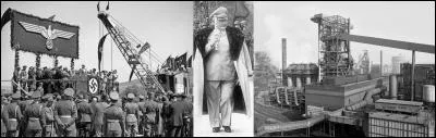 Le 15 juillet 1937 : 
Un conglomérat industriel est créé par le gouvernement nazi. Il a pour but de relancer l'industrie du fer et de l'acier. Son but était de passer outre aux industriels allemands qui ne s'intéressaient qu'à la rentabilité ! Ce conglomérat a été créé par un chef nazi et portait son nom !
Quel est ce personnage ?