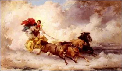 Qui est cette nymphe ? Apollon la vit lutter contre un lion, charmé par sa beauté et son courage, il l'enleva sur son char.