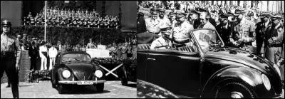 Le 26 mai 1938 : 
Hitler inaugure une usine dont il détournera la production. Cette usine devait produire la « KdF-Wagen ». La production sera lancée par « l'occupant » anglais en 1948.
De quel produit parle-t-on ?