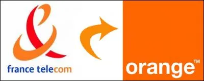 En quelle année la société France Télécom change-t-elle de nom et devient-elle Orange ?