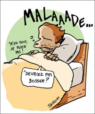 Le pote de ton amoureux/euse est malade, il/elle te dit :