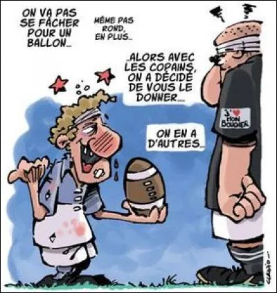 Les gars, dans ce sport y faut rester humble. Alors je vous le demande &agrave; tous :