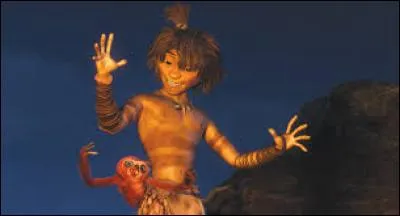 Quel est l'animal qui sert de ceinture pour la culotte du personnage Guy ?