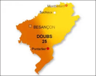 Quelle ville n'est pas dans le département indiqué sur la photo ?