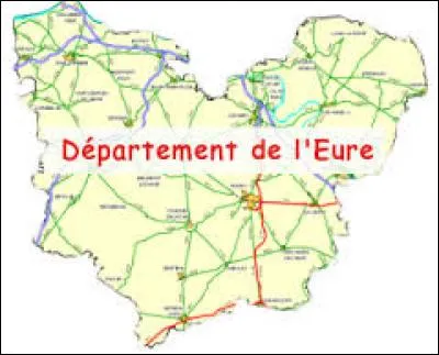 Quelle ville n'est pas dans le département indiqué sur la photo ?