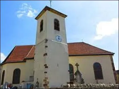 Voici l'église Sainte-Marguerite de Landange. Village Mosellan, il se situe dans l'ancienne région ...