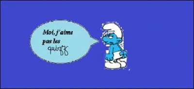 Qui est ce Schtroumpf ?