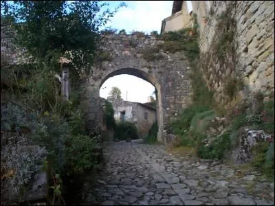 Quelle est la particularité du village médiéval de Castelmoron d'Albret (Aquitaine) ?
