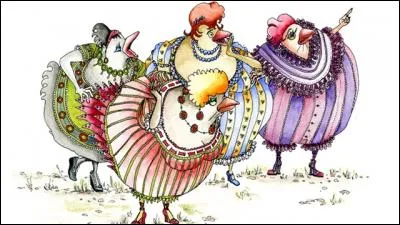 Qui collectionne des poules et des coqs ?