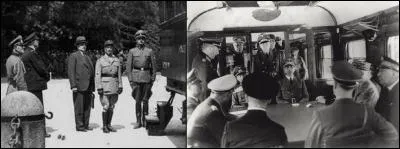 Le 22 juin 1940 : 
C'est le jour où l'armistice est signé avec l'Allemagne nazie. La délégation est dirigée par un général.
Qui est ce général et où a été signé cet armistice ?