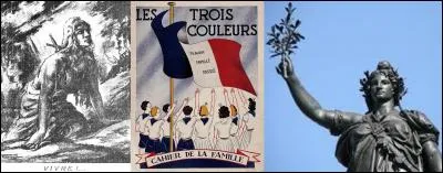 Le 11 juillet 1940 : 
Pétain fait paraître les 3 premiers actes constitutionnels. Des symboles de la République sont conservés, d'autres sont supprimés
Quels symboles républicains sont supprimés ?