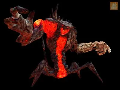 Pourquoi le monstre a-t-il un bras fait de bâtiments ?