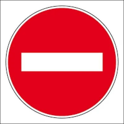 Ce panneau signifie....