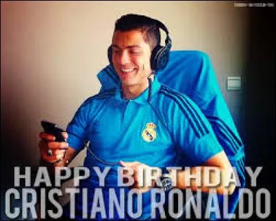 Feliz aniversário Cristiano ! Quand pourrez-vous dire "joyeux anniversaire Cristiano" au Madrilène Cristiano Ronaldo ?