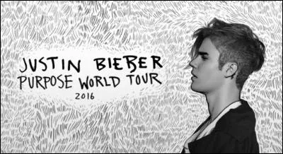 Quand Justin Bieber viendra-t-il à Paris pour sa tournée "Purpose WOrld Tour" ? (2016)