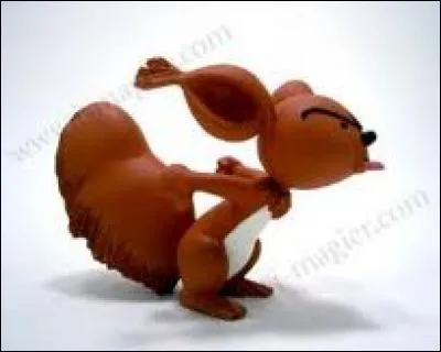 Il a l'air bien énervé ce petit écureuil qui tire la langue. Dessiné par Rob-Vel puis Franquin, il se prénomme ?